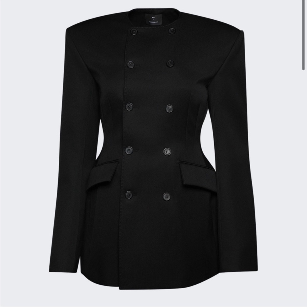 RHW x WARDROBE.NYC Black blazer dress